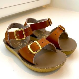 Sun-San Toddler Tan Leather Sandals size 7